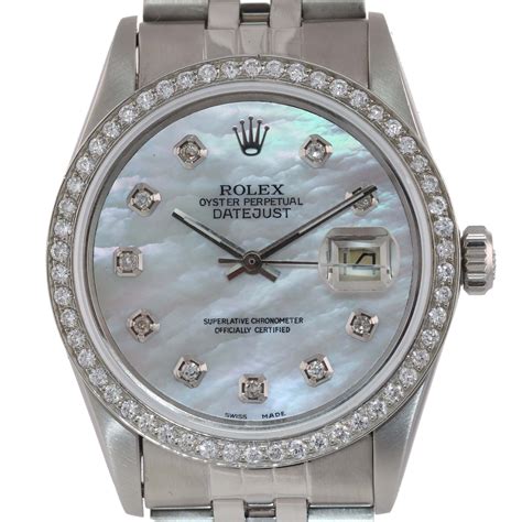 diamond used rolexs cheap|rolex diamond bezel price.